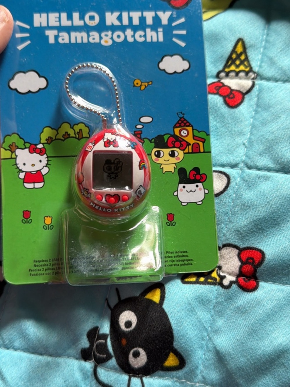 Hello Kitty Pink Tamagotchi Keychain Virtual Pet